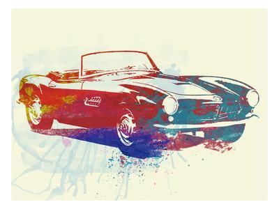 Fine Art Print 507 CLASSIC BMW 3.0 CSL models illustrated 2002 Turbo