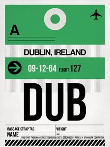 DUB Dublin Luggage Tag 1 by NaxArt