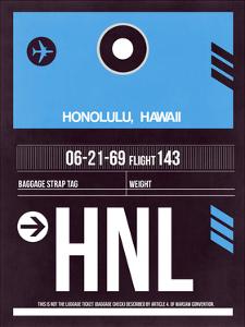 HNL Honolulu Luggage Tag II by NaxArt