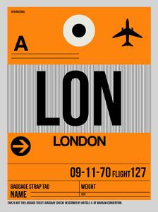 LON London Luggage Tag 1 by NaxArt