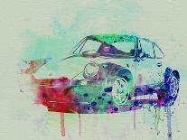 Porsche 911 Watercolor 2-NaxArt-Art Print