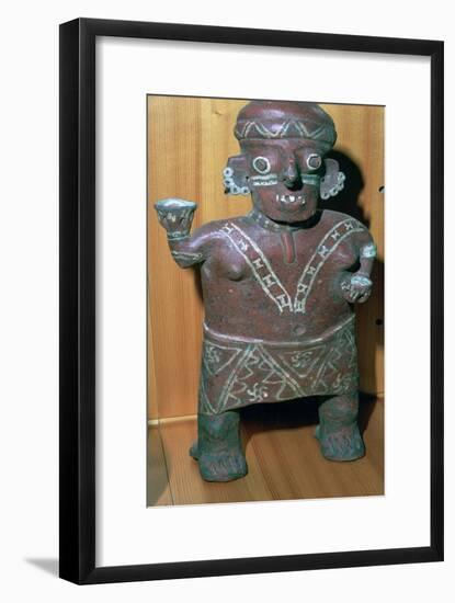 Nayarit figure of a standing man, 2nd century BC. Artist: Unknown-Unknown-Framed Giclee Print