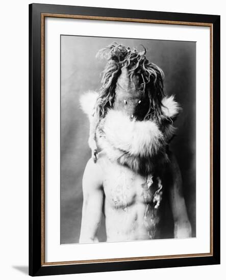 Nayenezgani, Navajo-Edward S^ Curtis-Framed Photo