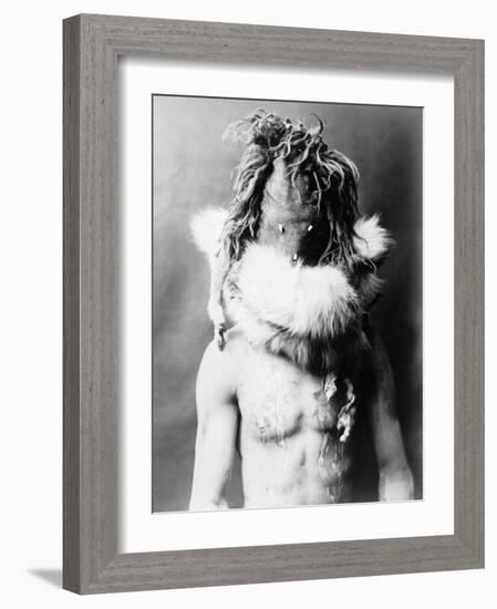 Nayenezgani, Navajo-Edward S^ Curtis-Framed Photo