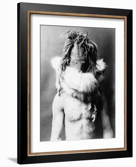 Nayenezgani, Navajo-Edward S^ Curtis-Framed Photo