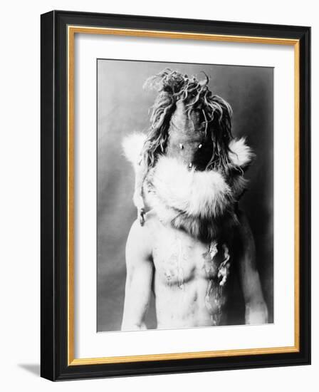 Nayenezgani, Navajo-Edward S^ Curtis-Framed Photo