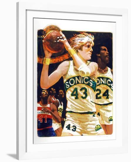 NBA-Allan Mardon-Framed Limited Edition