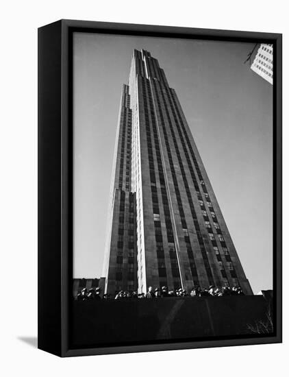 Nbc Building at Rockefeller Center-Margaret Bourke-White-Framed Premier Image Canvas