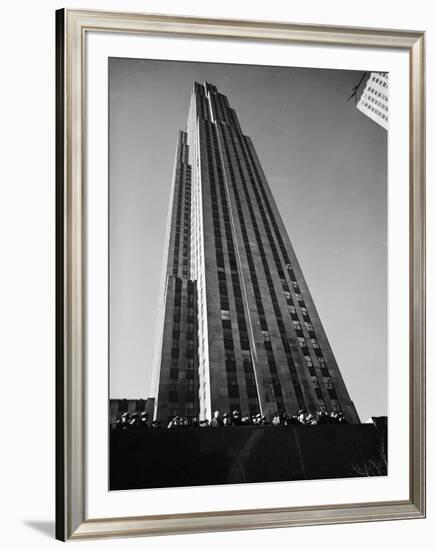 Nbc Building at Rockefeller Center-Margaret Bourke-White-Framed Premium Photographic Print