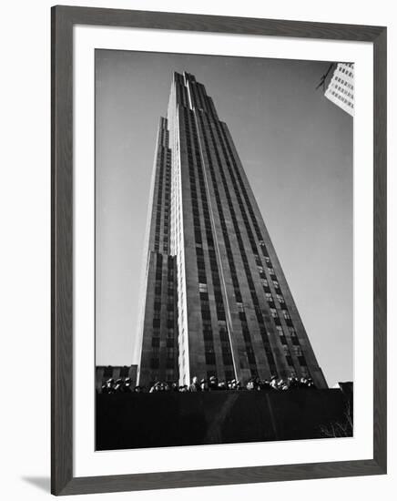 Nbc Building at Rockefeller Center-Margaret Bourke-White-Framed Premium Photographic Print