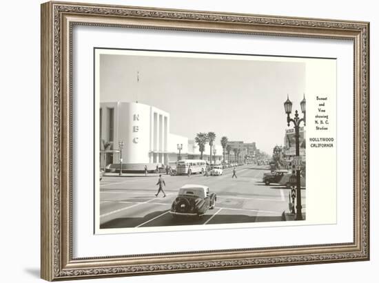 NBC Studios, Hollywood, Los Angeles, California-null-Framed Premium Giclee Print