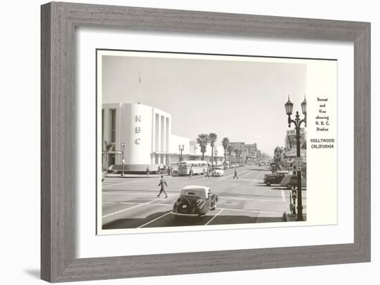 NBC Studios, Hollywood, Los Angeles, California-null-Framed Premium Giclee Print