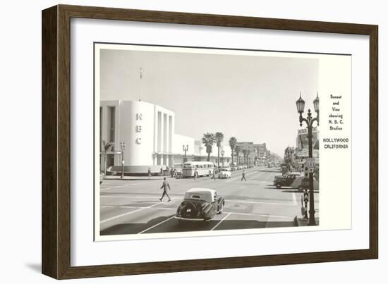 NBC Studios, Hollywood, Los Angeles, California-null-Framed Premium Giclee Print