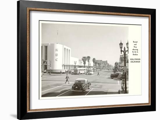 NBC Studios, Hollywood, Los Angeles, California-null-Framed Premium Giclee Print