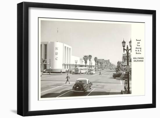 NBC Studios, Hollywood, Los Angeles, California-null-Framed Premium Giclee Print