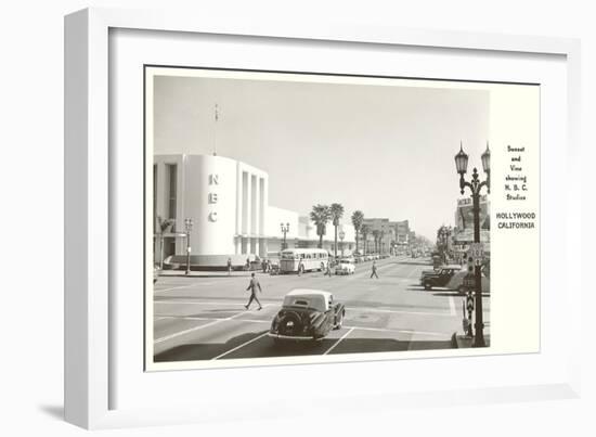 NBC Studios, Hollywood, Los Angeles, California-null-Framed Premium Giclee Print