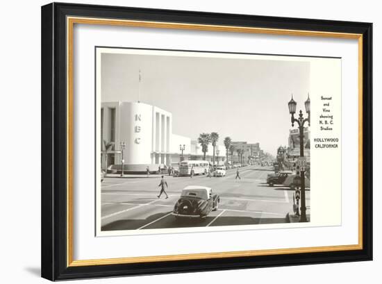 NBC Studios, Hollywood, Los Angeles, California-null-Framed Premium Giclee Print