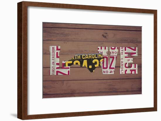 NC State Love-Design Turnpike-Framed Giclee Print