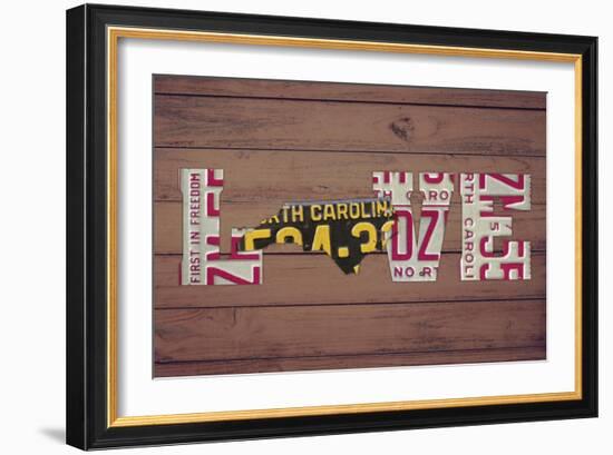 NC State Love-Design Turnpike-Framed Giclee Print