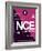 NCE Nice Luggage Tag 1-NaxArt-Framed Art Print