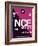 NCE Nice Luggage Tag 1-NaxArt-Framed Art Print