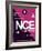 NCE Nice Luggage Tag 1-NaxArt-Framed Art Print