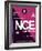 NCE Nice Luggage Tag 1-NaxArt-Framed Art Print