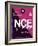 NCE Nice Luggage Tag 1-NaxArt-Framed Art Print