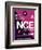 NCE Nice Luggage Tag 1-NaxArt-Framed Art Print