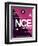 NCE Nice Luggage Tag 1-NaxArt-Framed Art Print