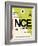 NCE Nice Luggage Tag 2-NaxArt-Framed Art Print