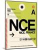 NCE Nice Luggage Tag 2-NaxArt-Mounted Art Print