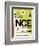 NCE Nice Luggage Tag 2-NaxArt-Framed Art Print