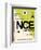 NCE Nice Luggage Tag 2-NaxArt-Framed Art Print