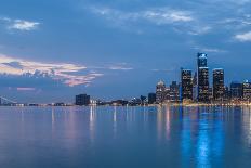 Detroit Michigan Skyline-ncortez-Photographic Print