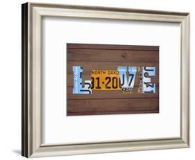 ND State Love-Design Turnpike-Framed Giclee Print