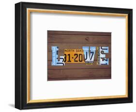ND State Love-Design Turnpike-Framed Giclee Print