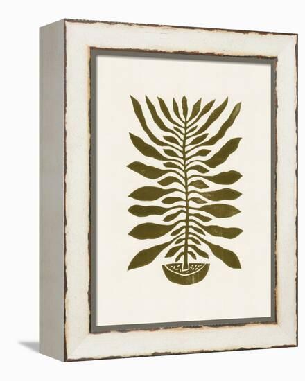 Ne Hundred-Leaved Plant #22 / Lino Print-Alisa Galitsyna-Framed Premier Image Canvas