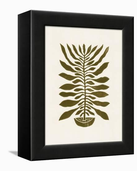 Ne Hundred-Leaved Plant #22 / Lino Print-Alisa Galitsyna-Framed Premier Image Canvas