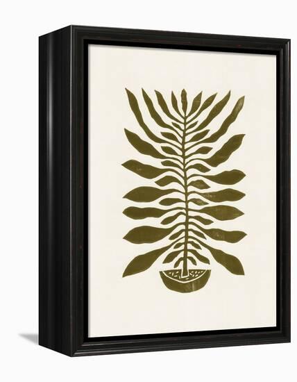 Ne Hundred-Leaved Plant #22 / Lino Print-Alisa Galitsyna-Framed Premier Image Canvas