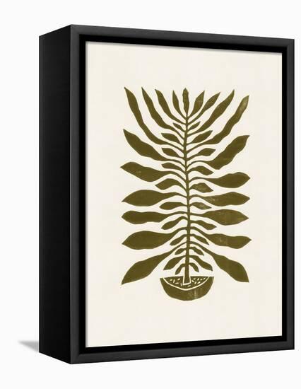 Ne Hundred-Leaved Plant #22 / Lino Print-Alisa Galitsyna-Framed Premier Image Canvas