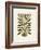 Ne Hundred-Leaved Plant #22 / Lino Print-Alisa Galitsyna-Framed Giclee Print