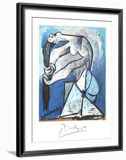 Ne Se Tordant les Chevaux-Pablo Picasso-Framed Collectable Print