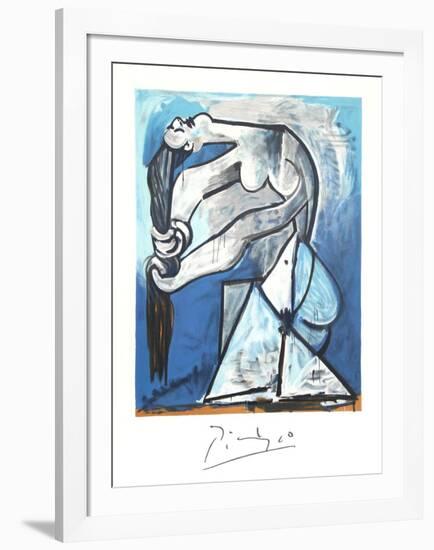 Ne Se Tordant les Chevaux-Pablo Picasso-Framed Collectable Print