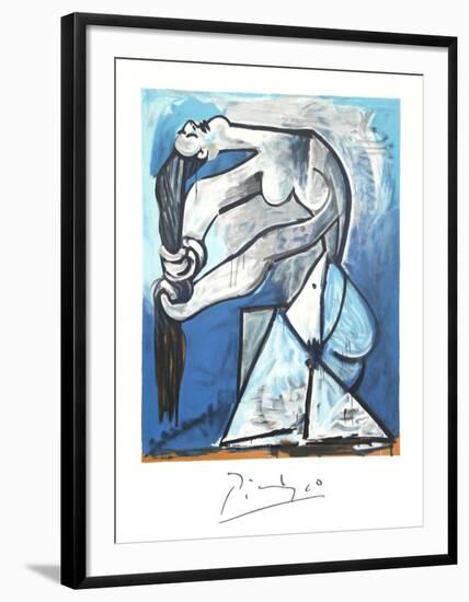 Ne Se Tordant les Chevaux-Pablo Picasso-Framed Collectable Print