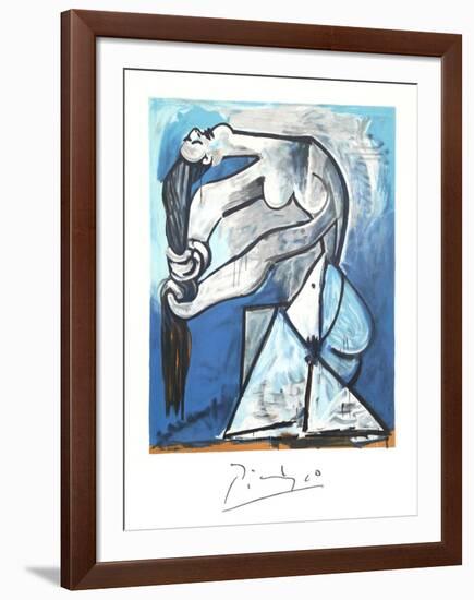 Ne Se Tordant les Chevaux-Pablo Picasso-Framed Collectable Print