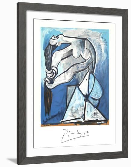 Ne Se Tordant les Chevaux-Pablo Picasso-Framed Collectable Print