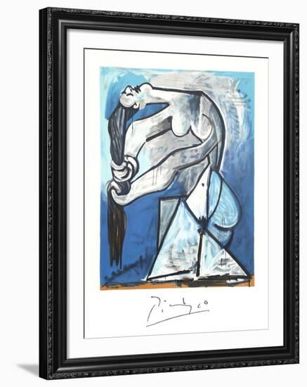 Ne Se Tordant les Chevaux-Pablo Picasso-Framed Collectable Print