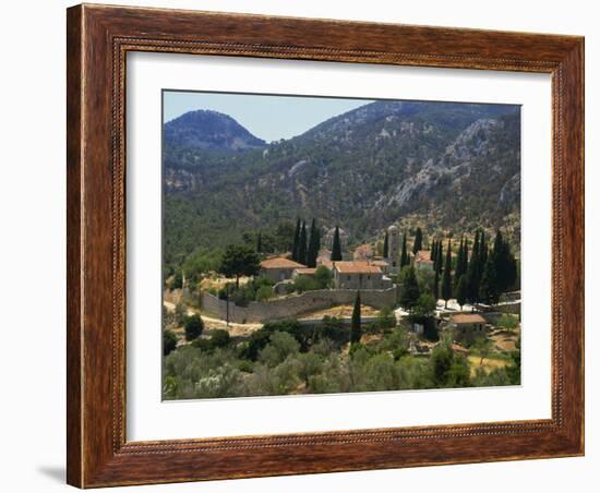 Nea Moi Monastery, Chios, North Aegean Islands, Greek Islands, Greece, Europe-David Beatty-Framed Photographic Print