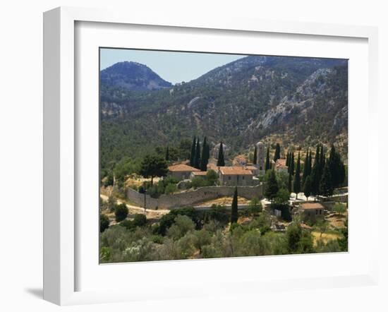 Nea Moi Monastery, Chios, North Aegean Islands, Greek Islands, Greece, Europe-David Beatty-Framed Photographic Print